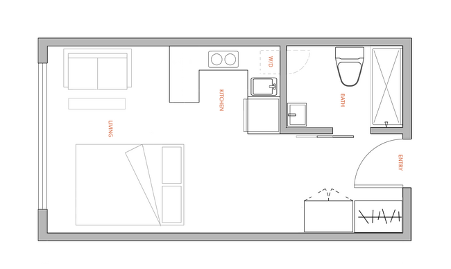 Floorplan - The Mod at Riverwalk