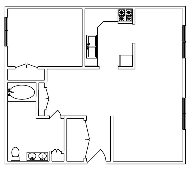Floor-plan - Waverly Flatz