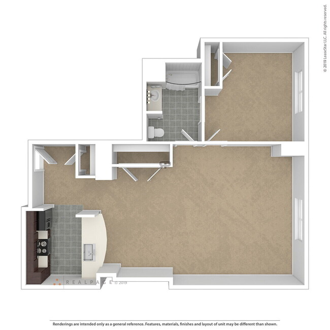 Floorplan - Curtain Lofts  1371