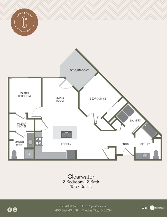 Floorplan - Copestone Apartments