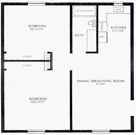 2BR/1BA - Lakewood Village