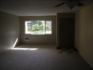 1 BR Townhouse, Living room - The Bridgecrest