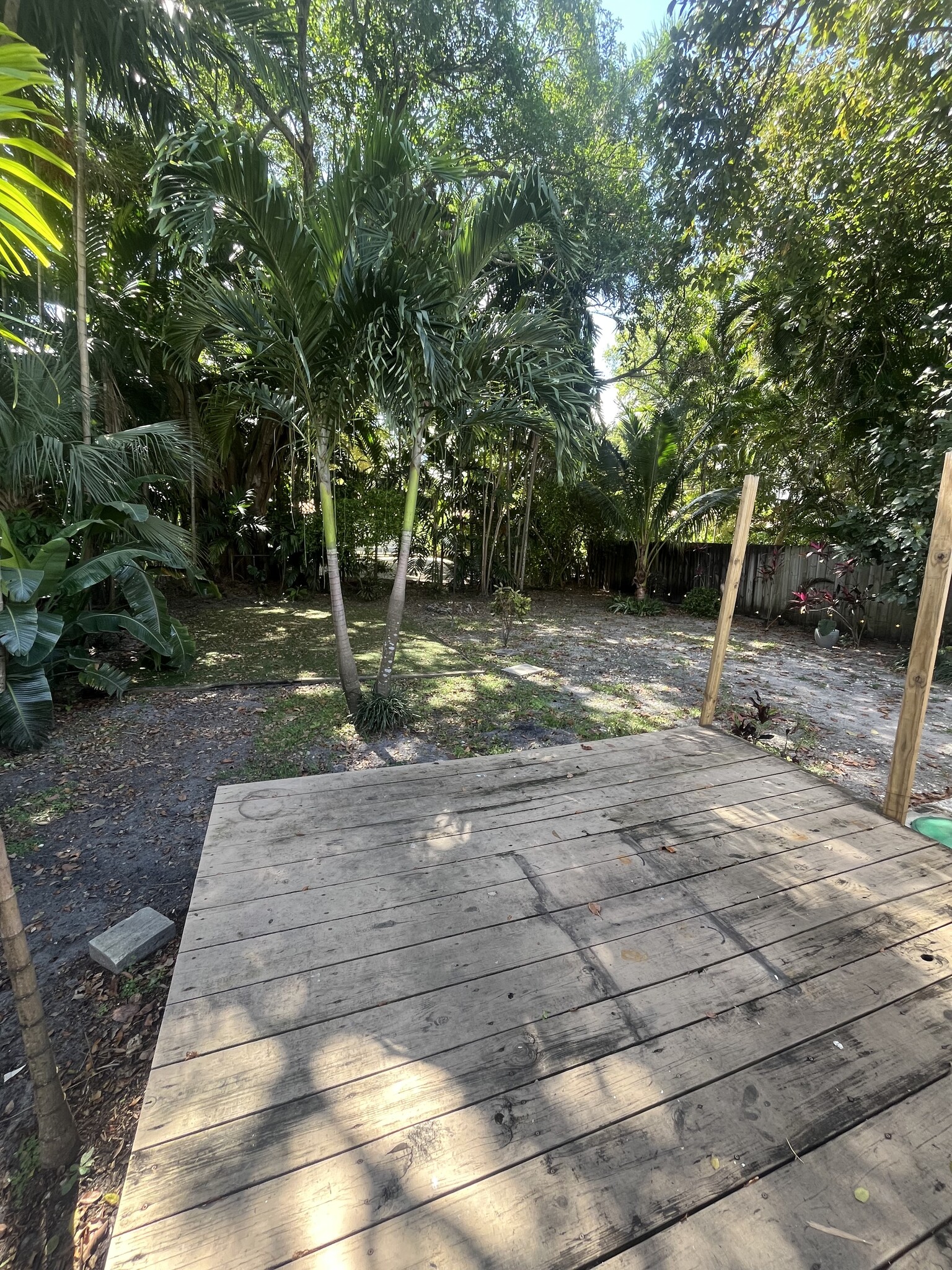 Back Yard with Porch - 160 NE 87th St