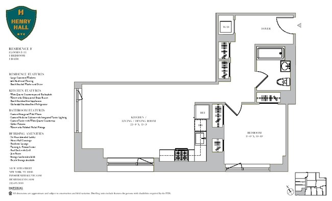 Floorplan - Henry Hall