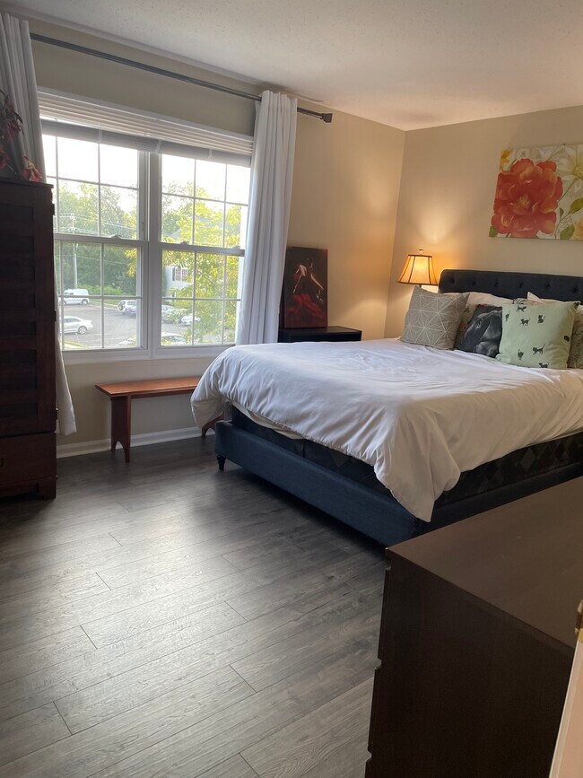Master Bedroom with upgraded double paned windows - 108 Prosperity Ave SE