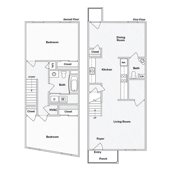 Floorplan - New Village Homes & Whitney Young Townhomes