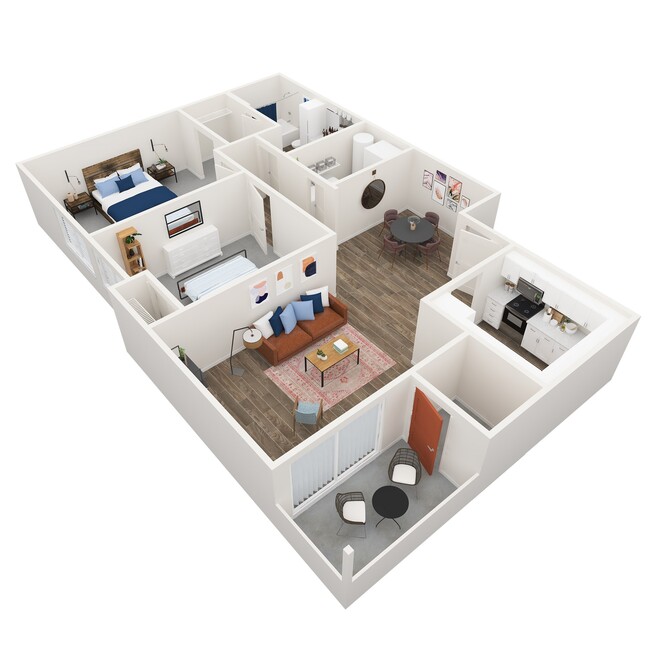 Floorplan - Creekview Apartments