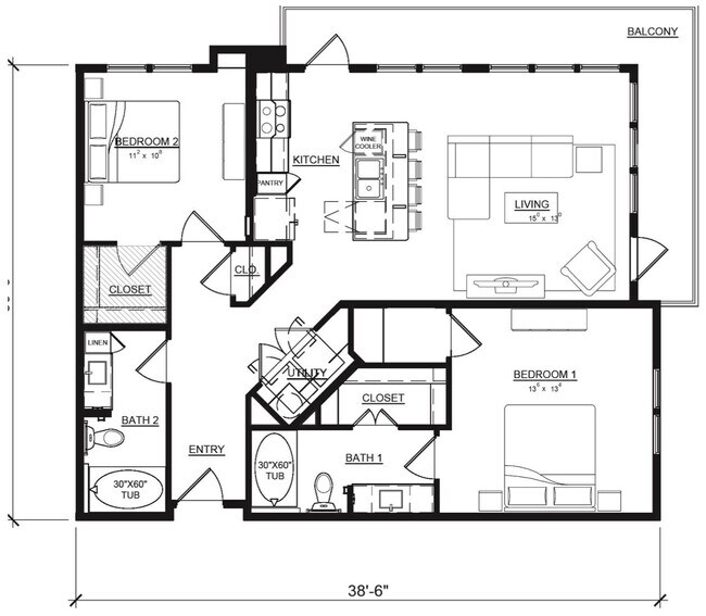 Floorplan - Magnolia Scofield Ridge