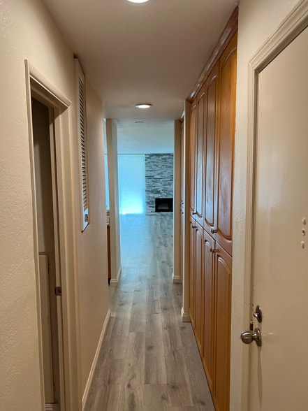 Hall way from entry into the main living space - 22 Navy St