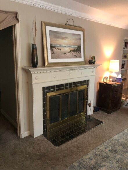 Living room - working fireplace - 6533 W Wisconsin Ave