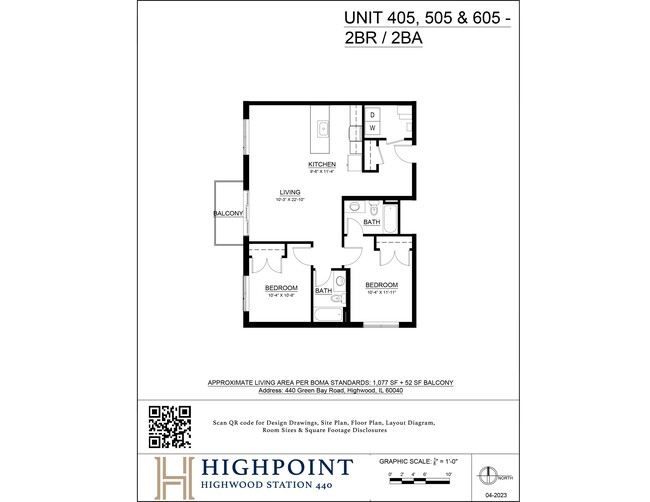 Floorplan - HIGHPOINT Highwood Station 440