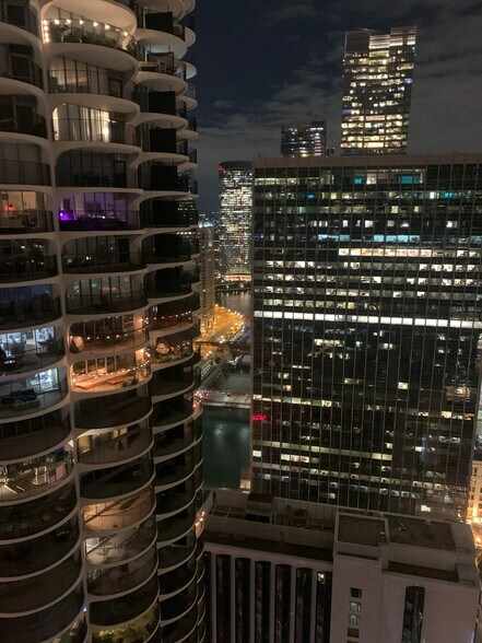 Balcony at Night - 300 N State St