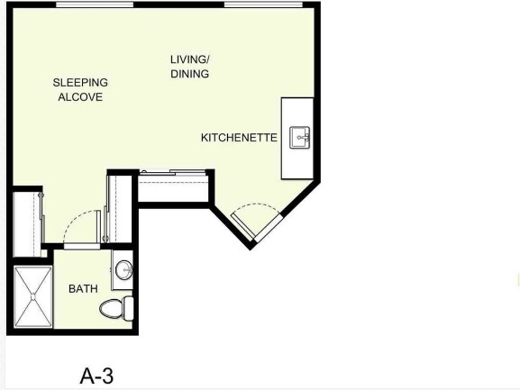 Floorplan - Asher Point Independent Living of Mobile