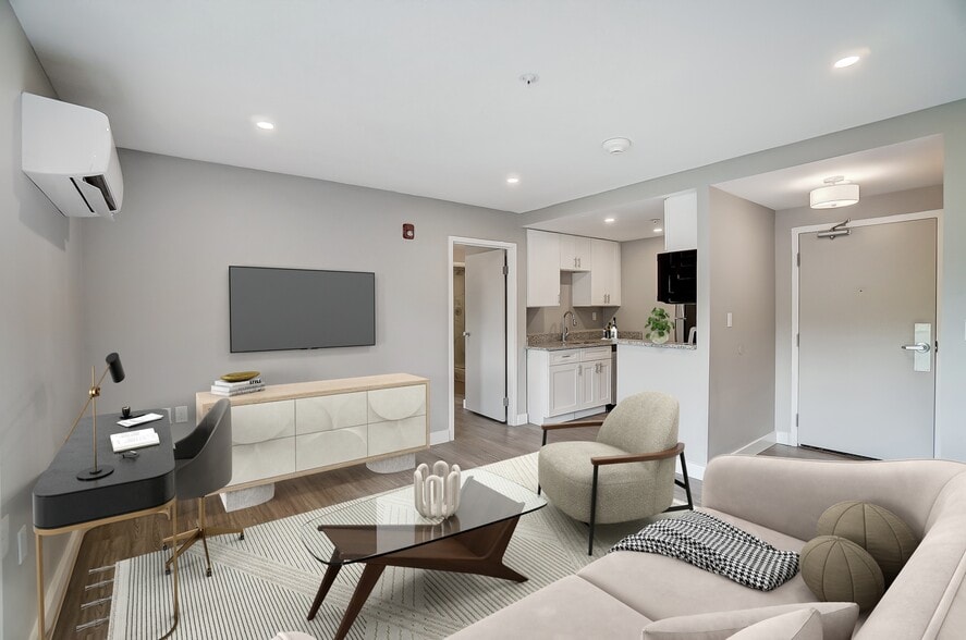 Living Area/Kitchen - High Pointe Apartments
