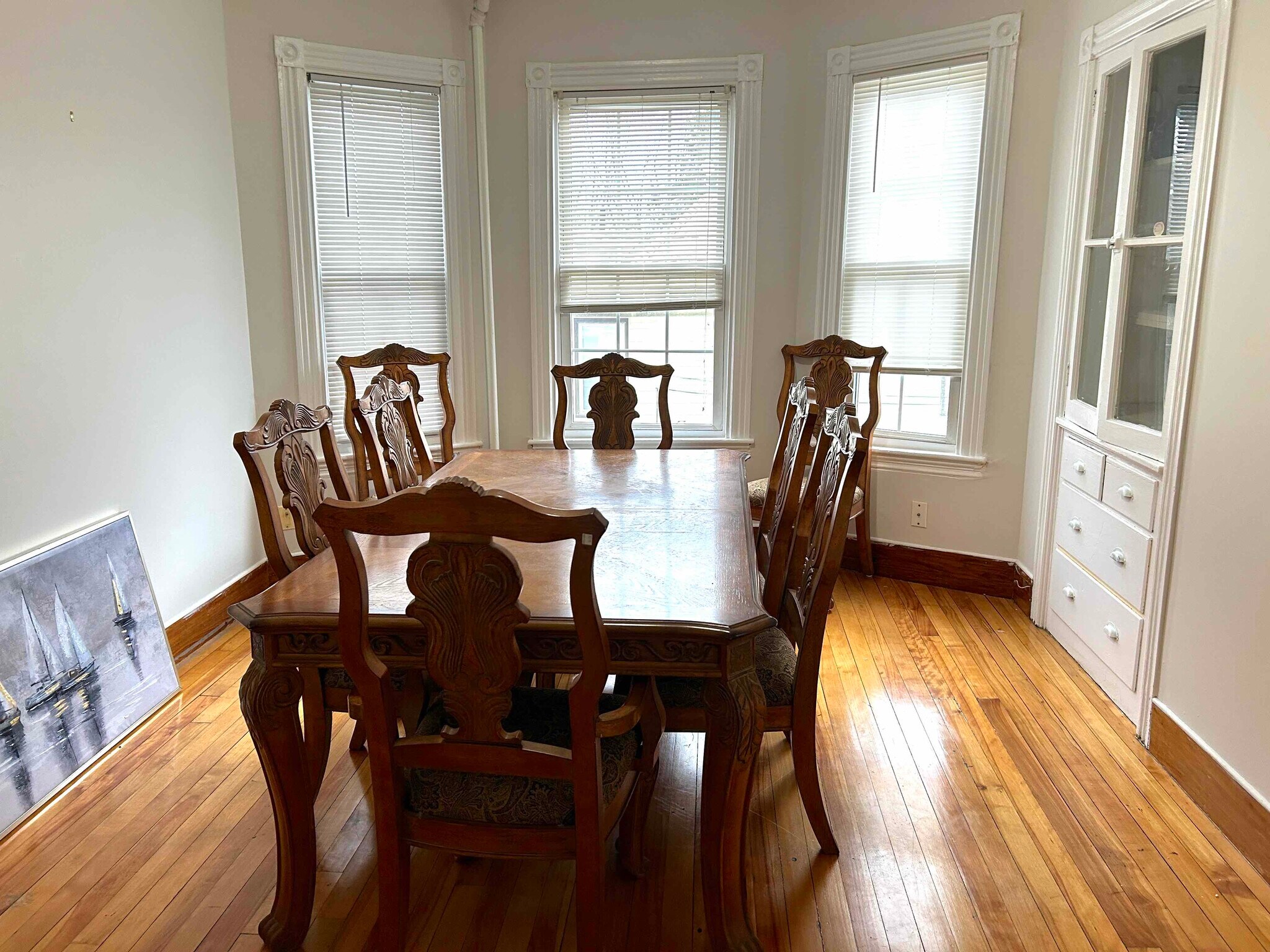 Dining room, 8 chairs - 583 Washington Ave
