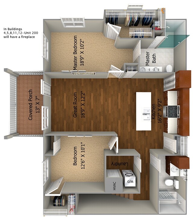 Floorplan - Cedar Place Apartments