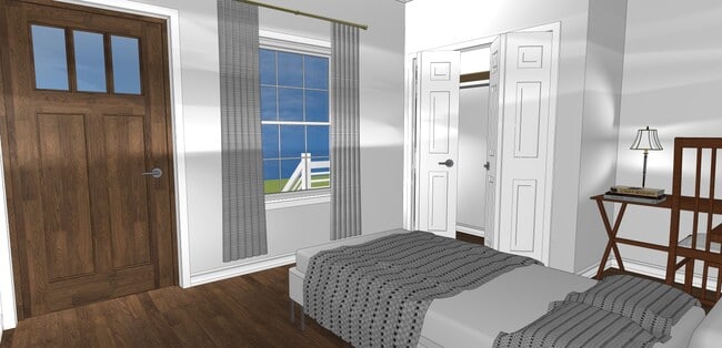 Main Floor Secondary Bedroom - 2500 22nd Ave N
