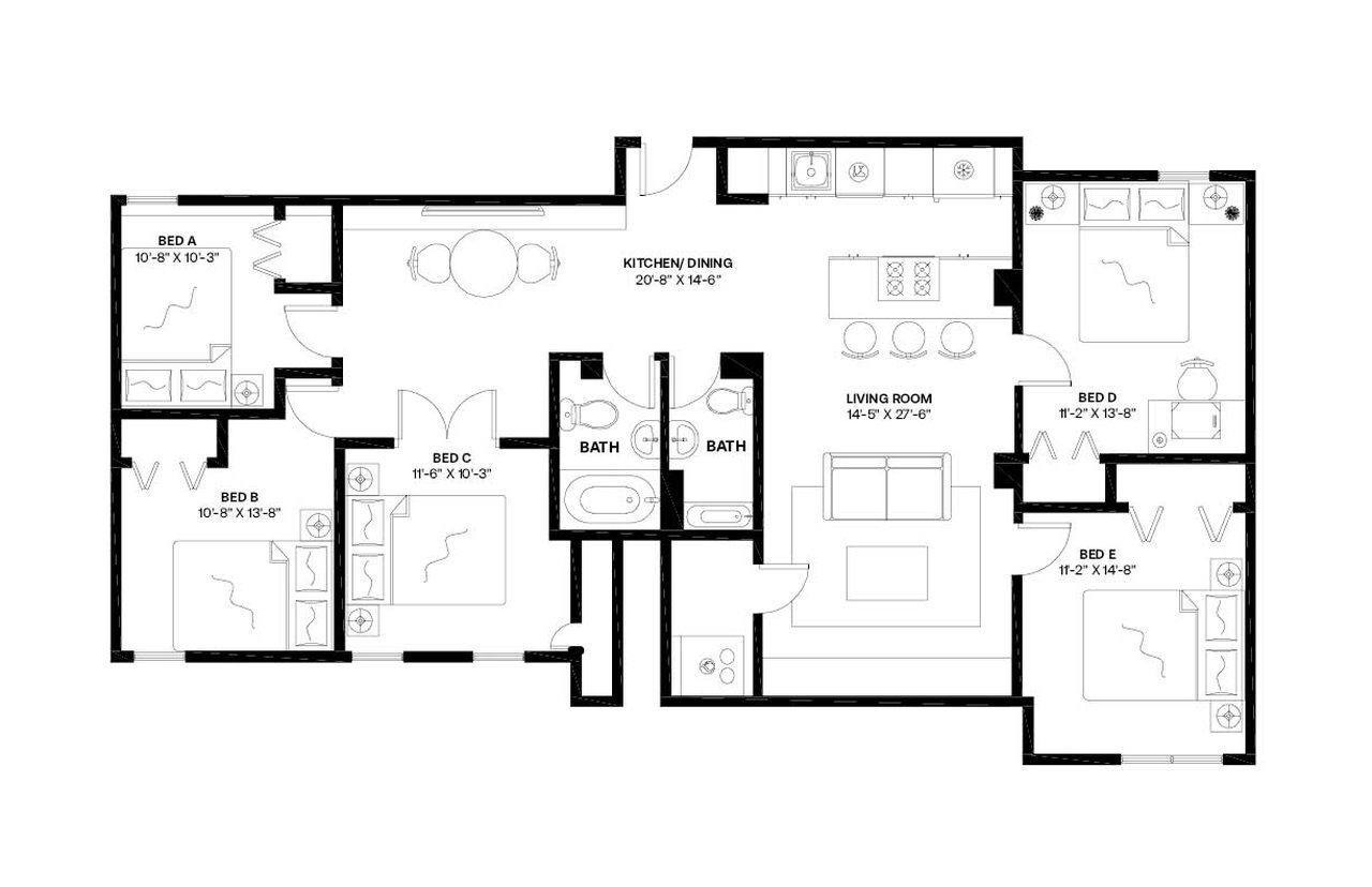 Building Photo - Room in Shared 5 bed/2 bath home