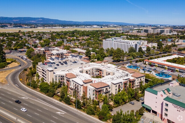 Aerial Photo - 1st and Rosemary Senior Apartments