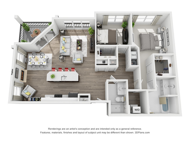 Floorplan - Excelsior Park Apartments