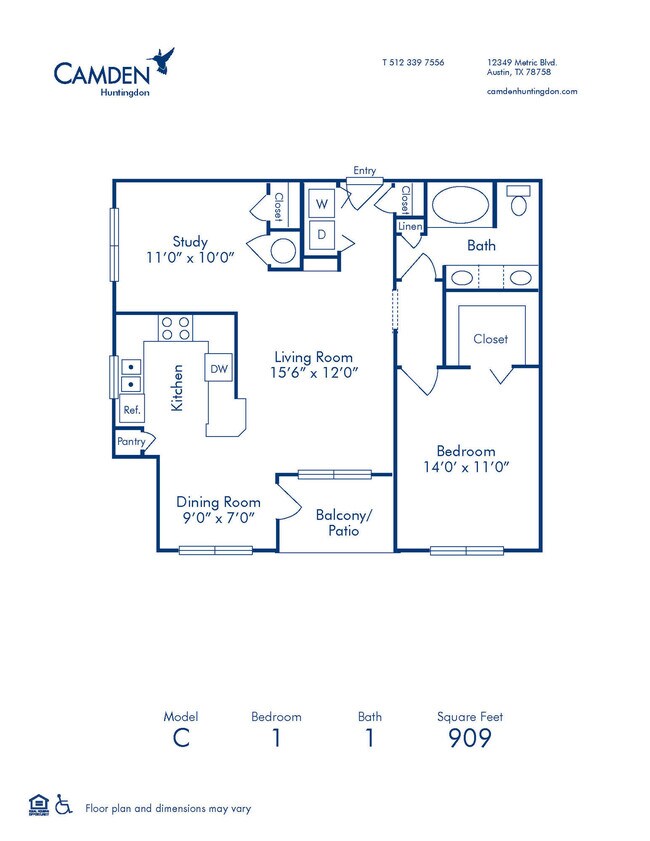 Floorplan - Camden Huntingdon