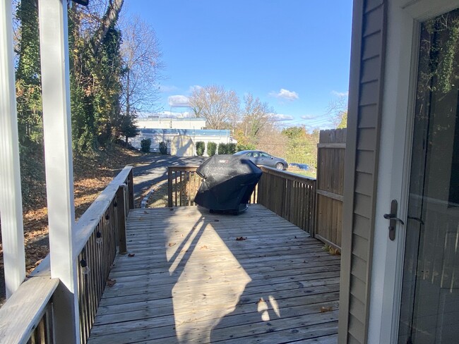 Back deck access from kitchen - 16 W College Ave