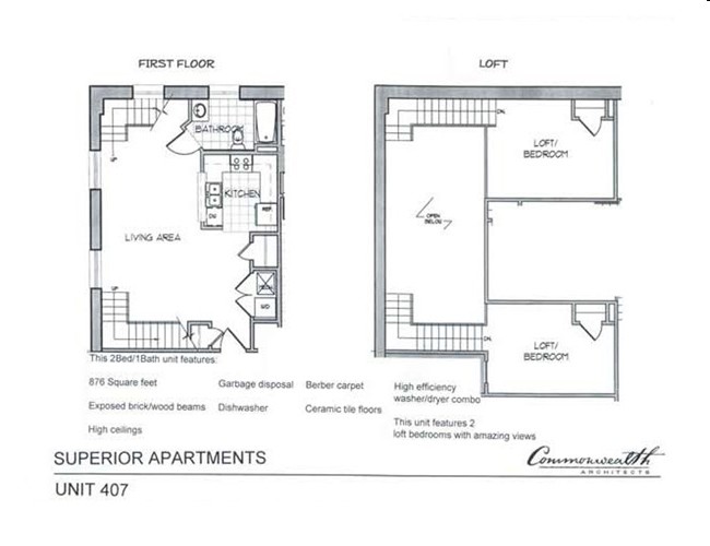 UNIT 407 - Superior Warehouse Apartments