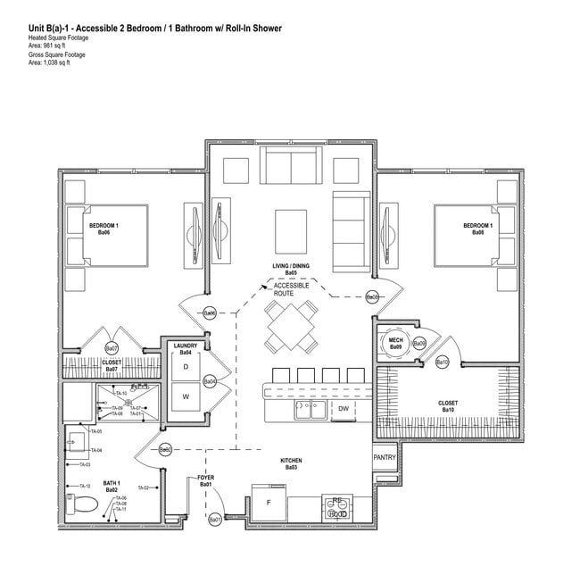 Floorplan - 600 Peters Creek