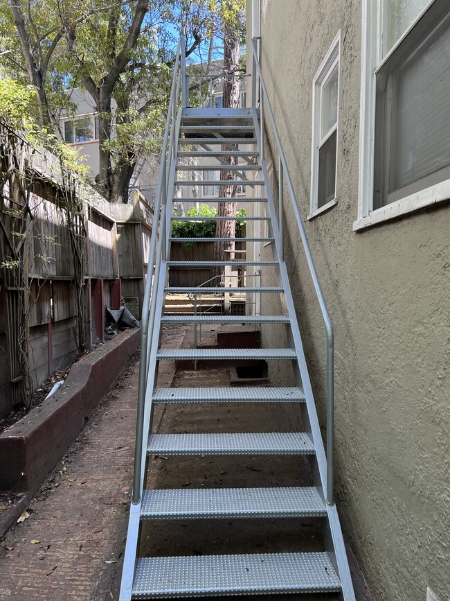 Stairs directly to master bedroom - 2328 Le Conte Ave