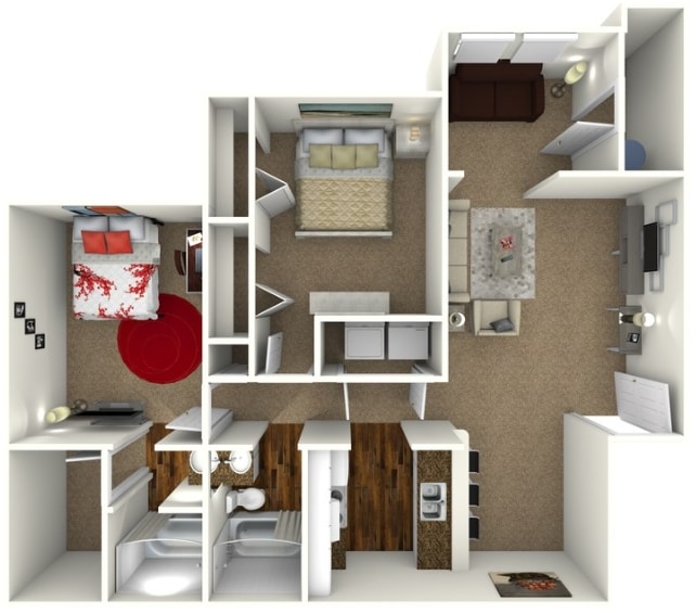 Floorplan - Hawke Apartment Homes