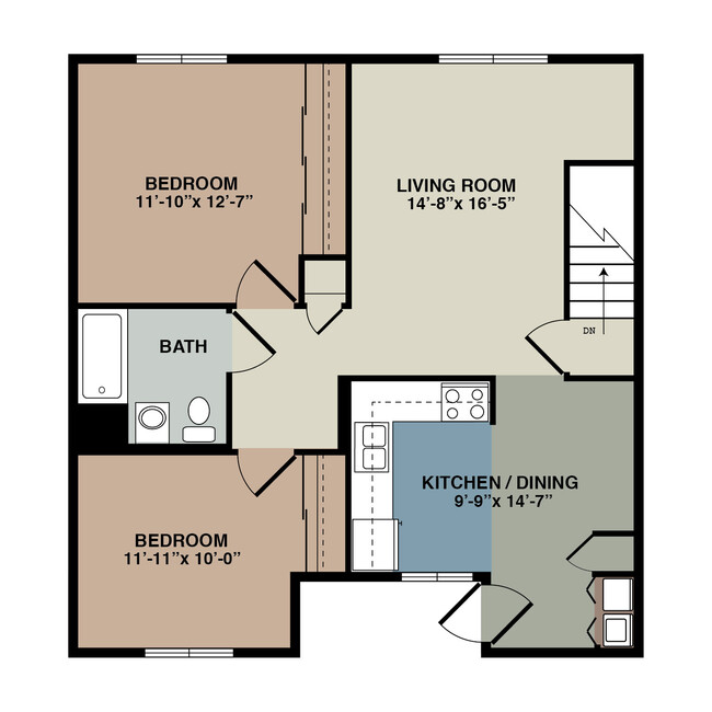 Floorplan - Kimberly Meadows Townhomes