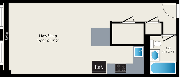 Floorplan - Reside on Wellington