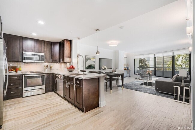 Open Kitchen Living Area - 300 3rd St
