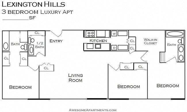 Floorplan - Lexington Hills Apartments