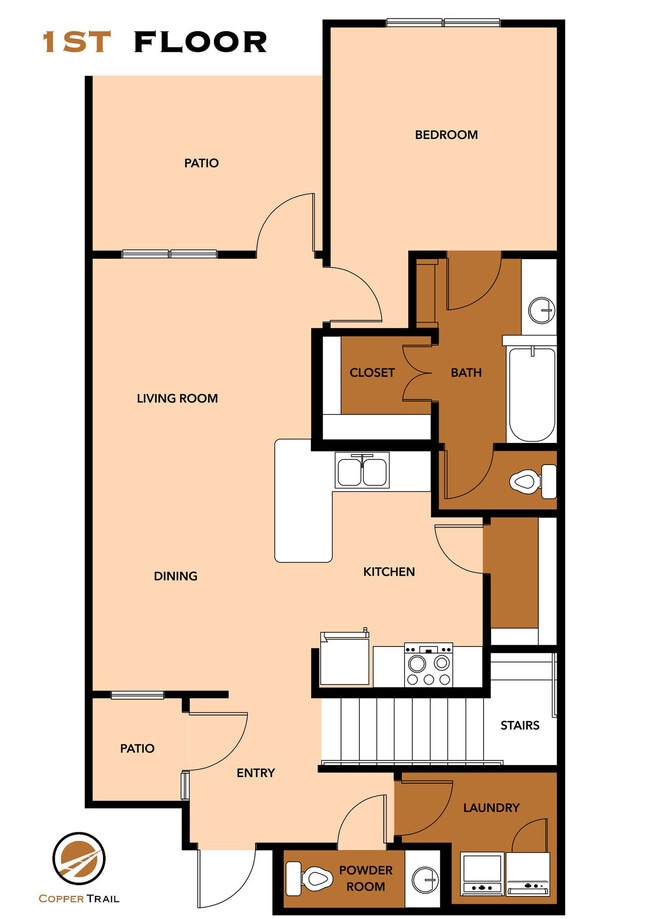 Floorplan - Copper Trail Townhomes