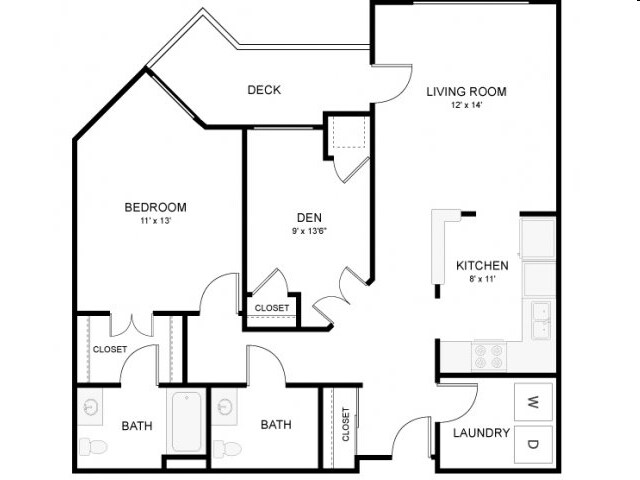 1BR/1.5BA - Centennial Hill Senior Apartments