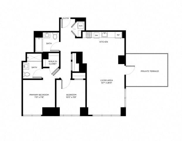 Floorplan - Third at Bankside