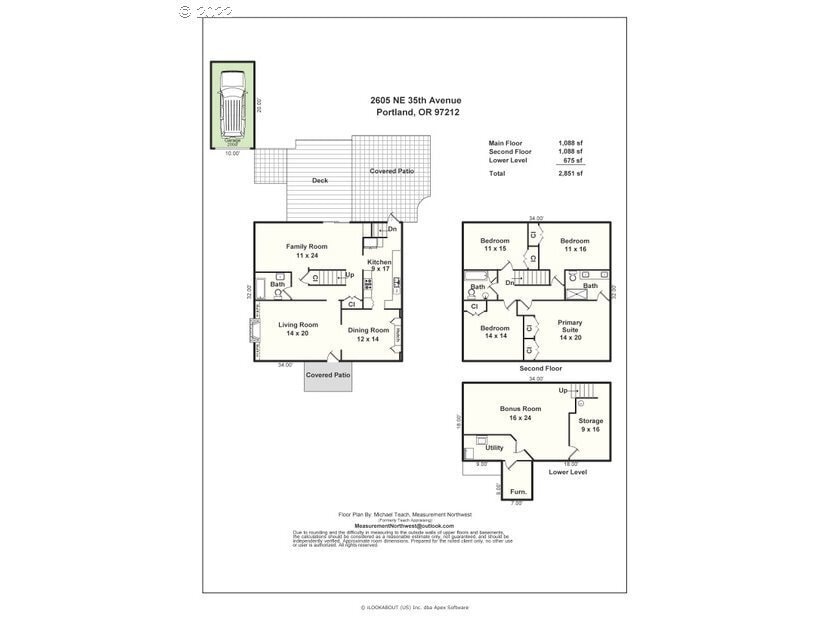 Floor Plan - 2605 NE 35th Ave