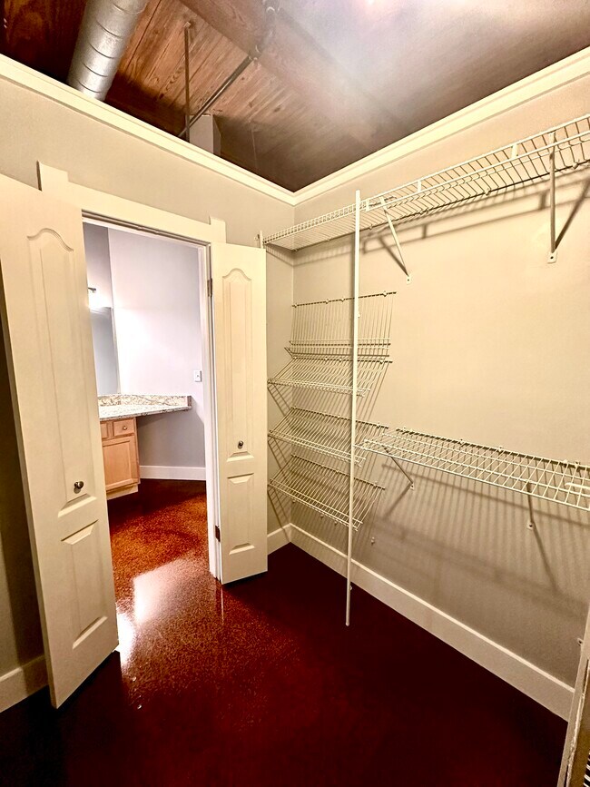 Lots of Storage in Walk In Closet - 55 S Harding St