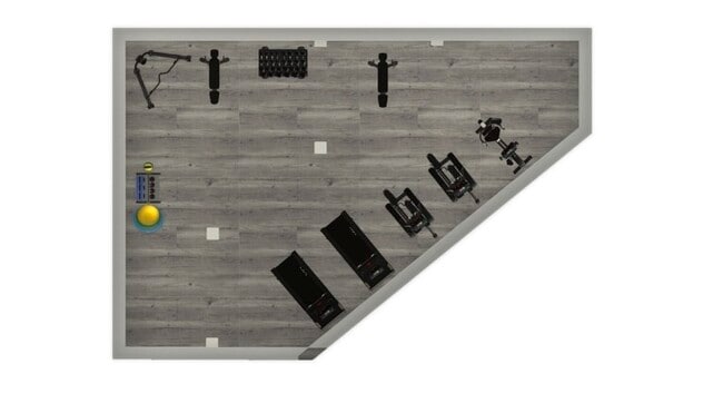 Fitness Room Layout - Central Lofts