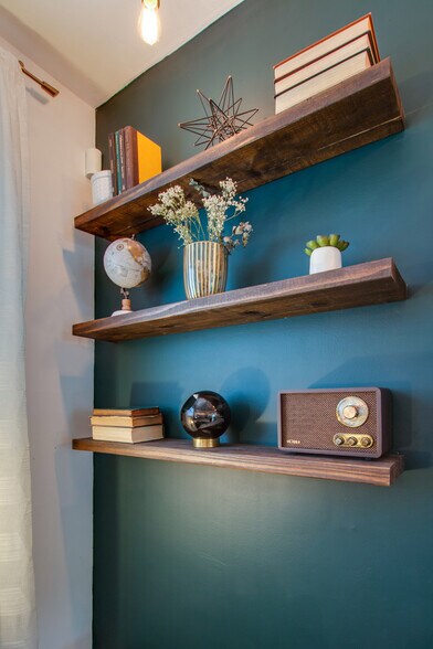 Living room built-ins - 723 Joseph Ave