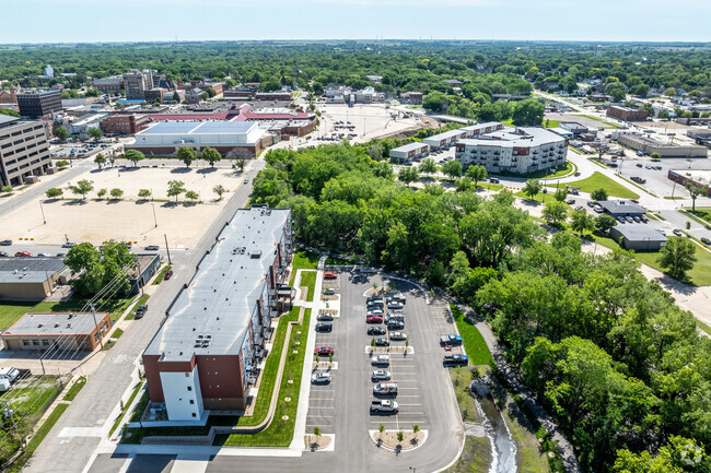 Aerial - The River Apartments & Townhomes