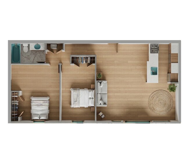 Floorplan - Atrium Apartments