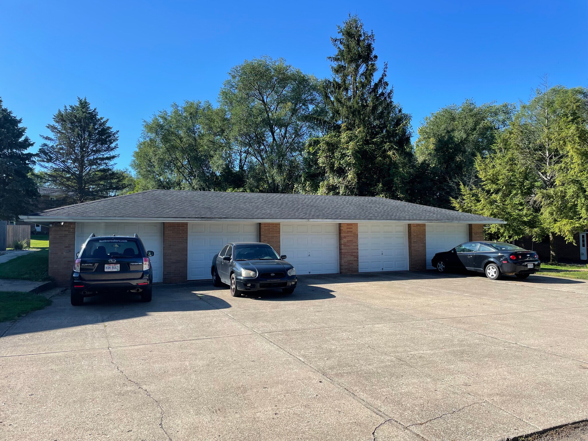 Garage available is the furthest left unit - 8451 Pleasantwood Ave NW