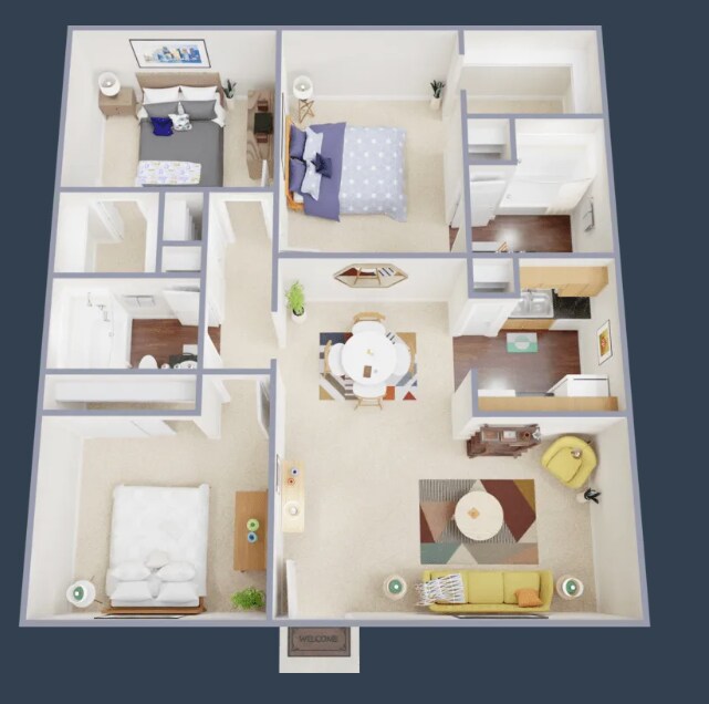 Floorplan - Havenwood Apartment Homes