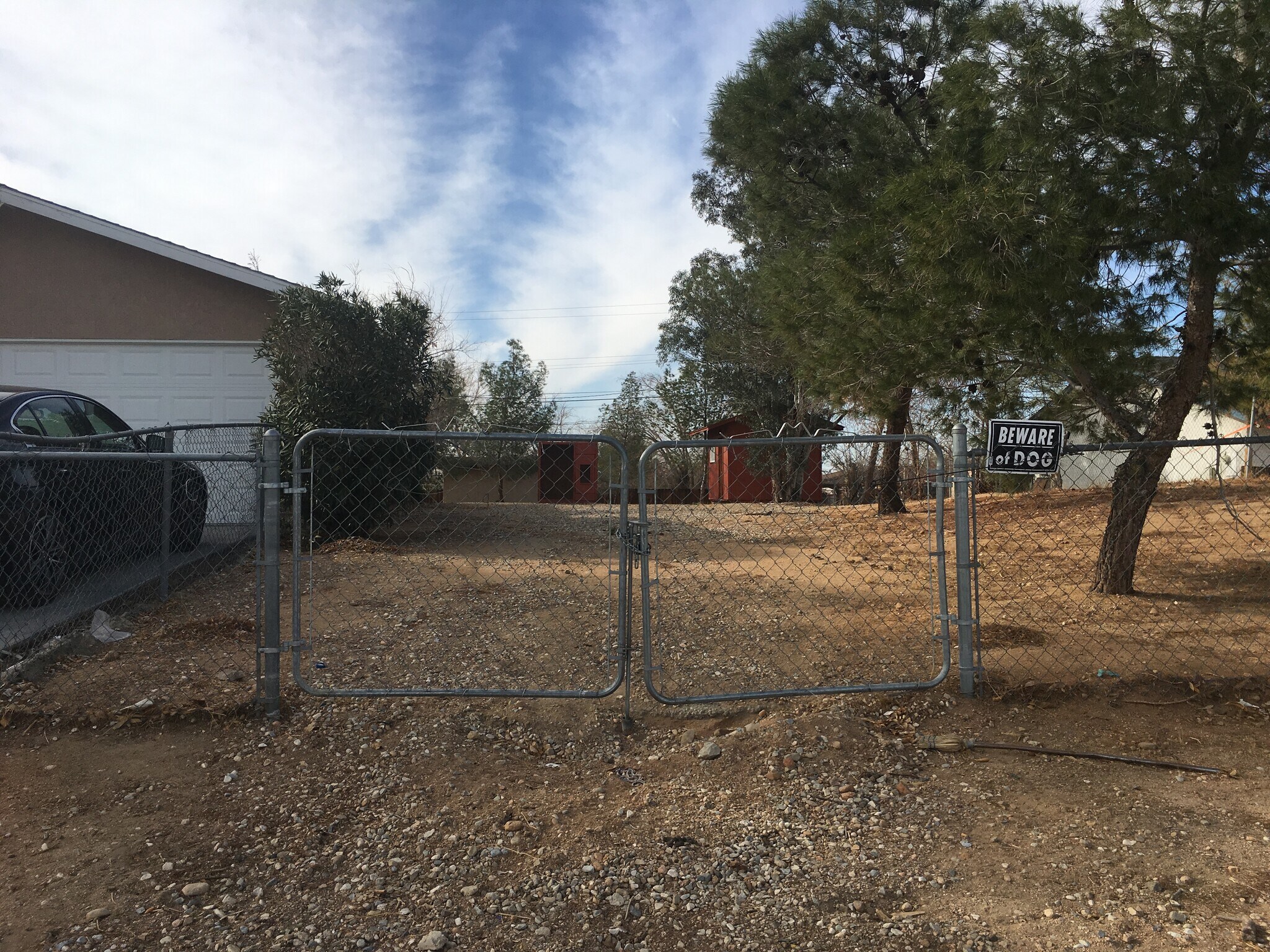Right Side Yard- Front View - 15756 Meseta Rd