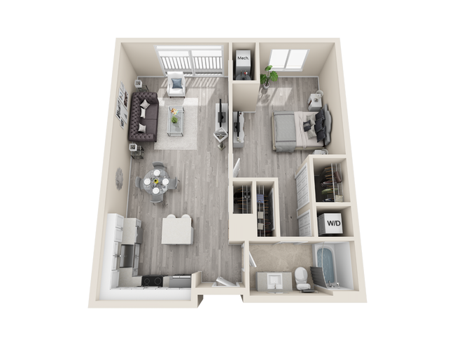 Floorplan - The Cosmopolitan Apartments
