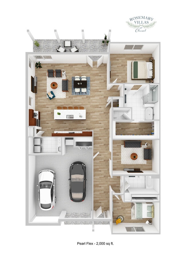 Floorplan - Rosemary Villas at Chenal