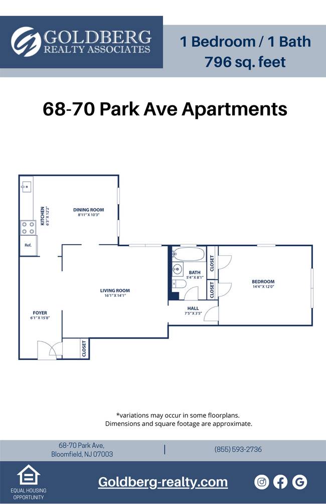 Floorplan - 68-70 Park Avenue Apartments