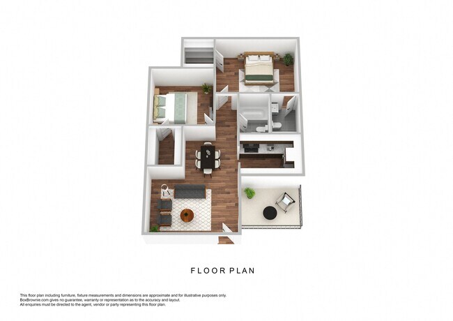 Floorplan - Ninety-Nine44 on Walnut